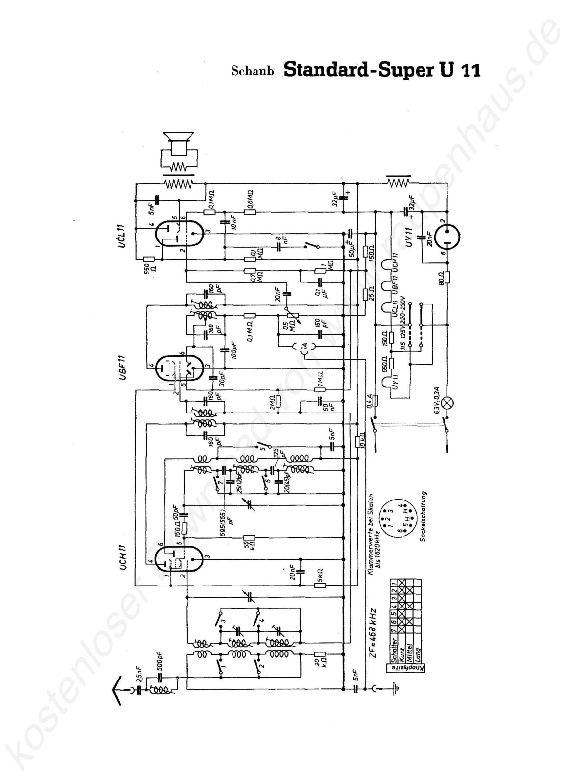 ITT StandardSuperU11 Schematic - ManualMachine.com