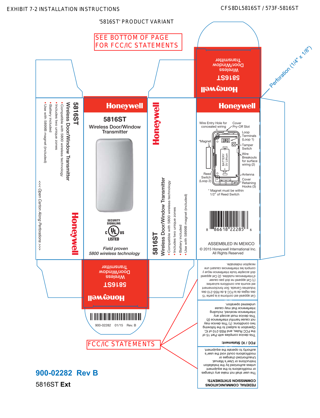 Ademco 8DL5816ST Users Manual