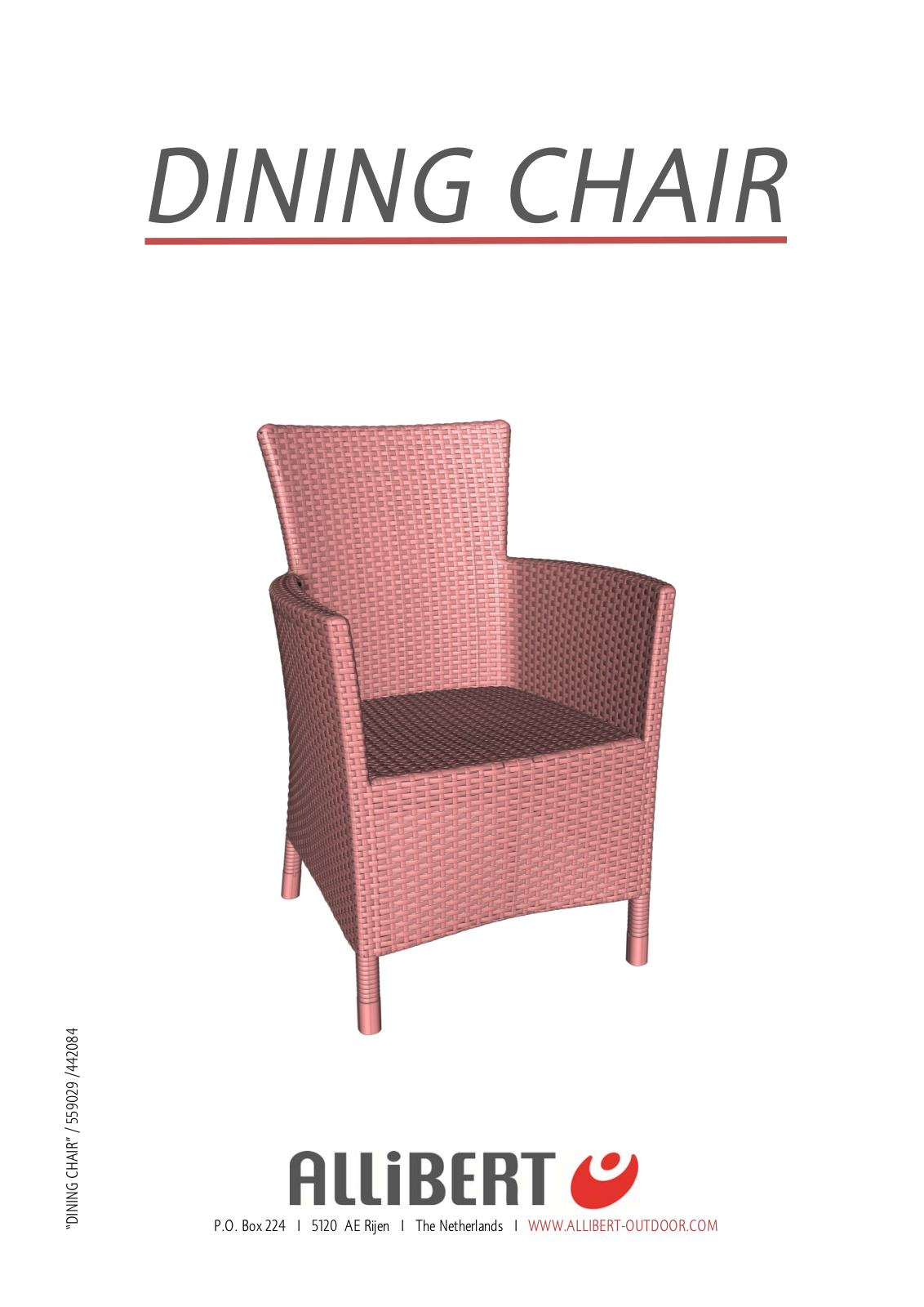 Keter DINING CHAIR Instruction manual