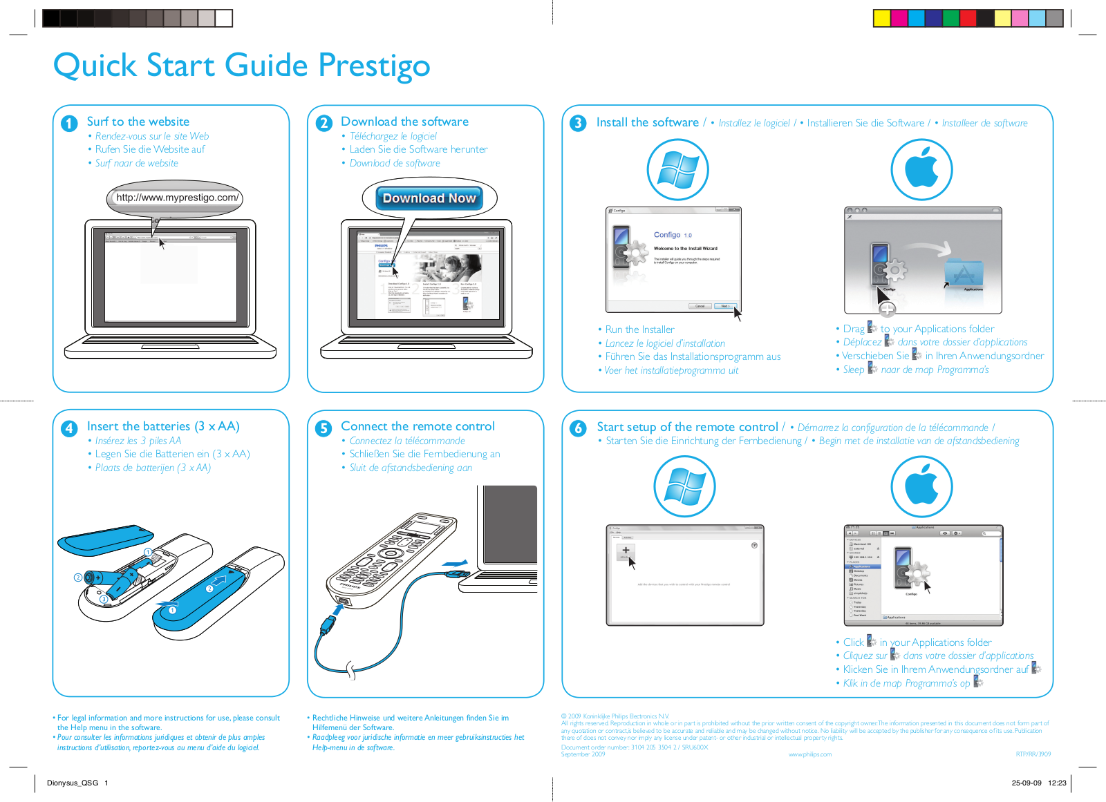 Philips SRU6008/27 User manual