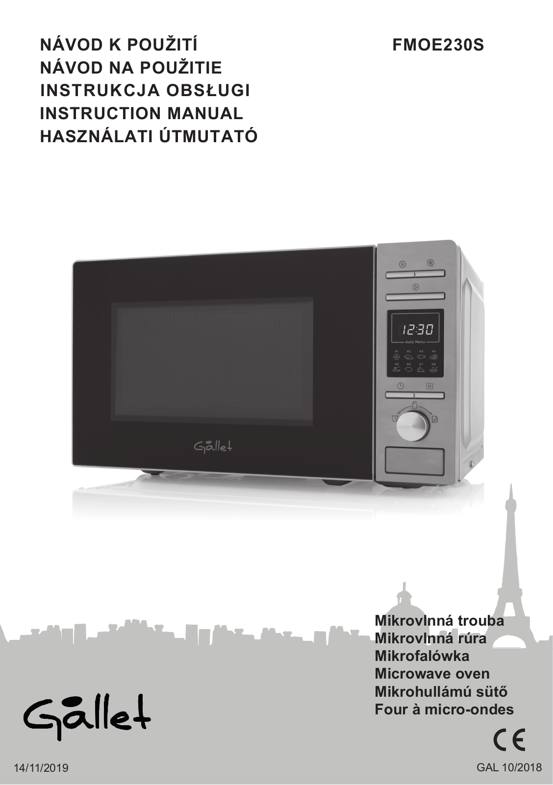 Gallet MOE230S User Manual