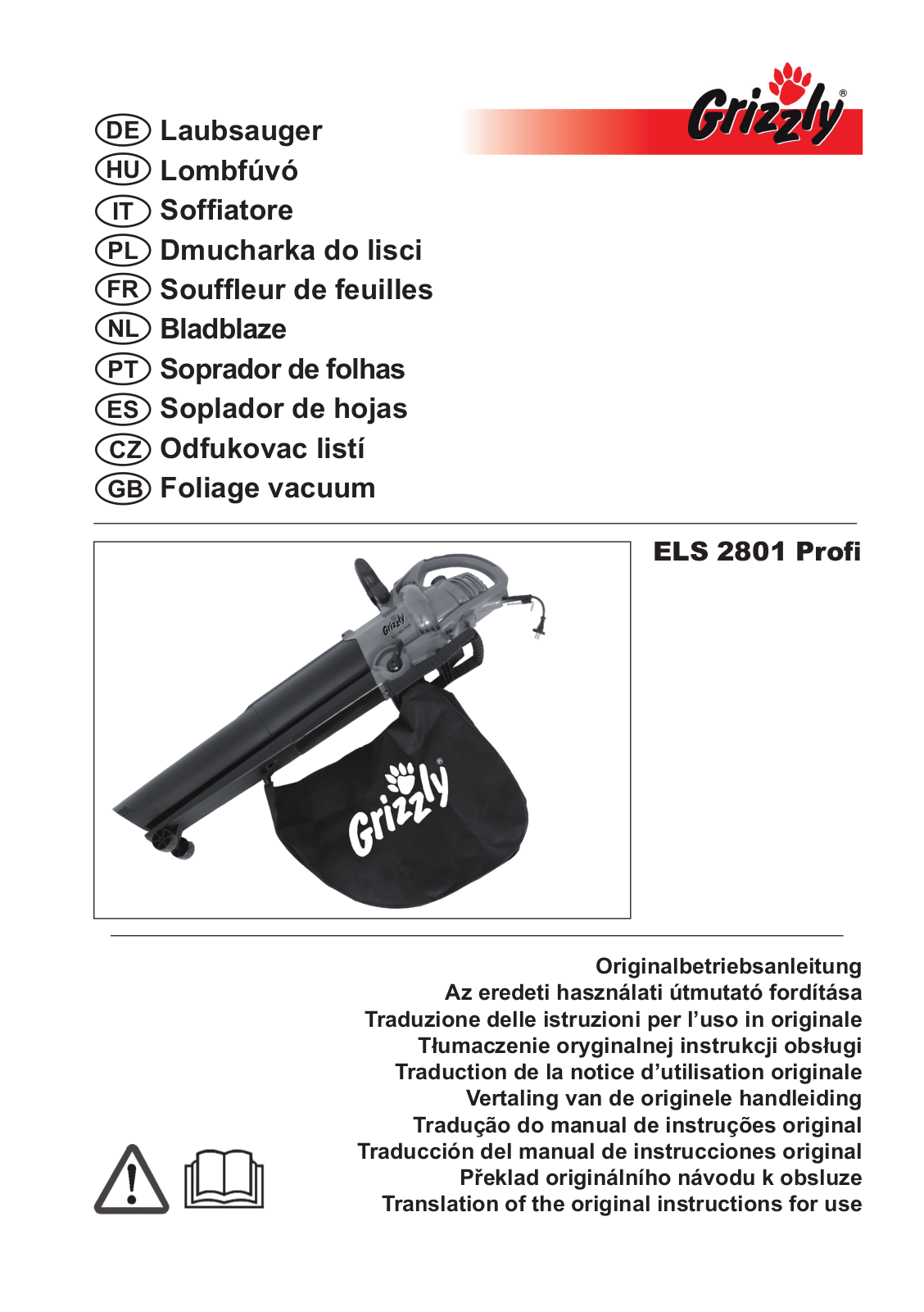 Grizzly ELS 2801 User Manual