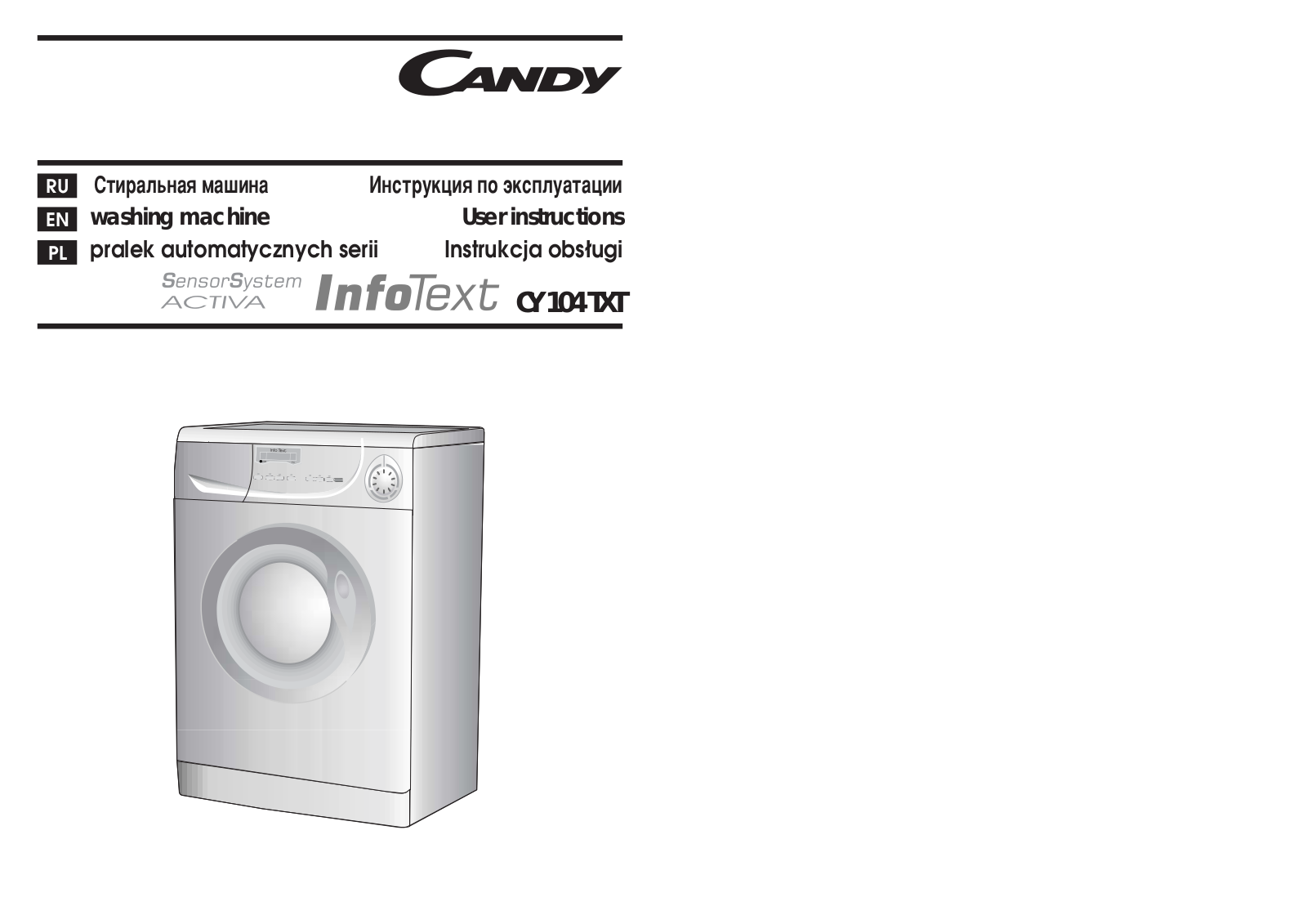 CANDY CY104TXT-16S User Manual