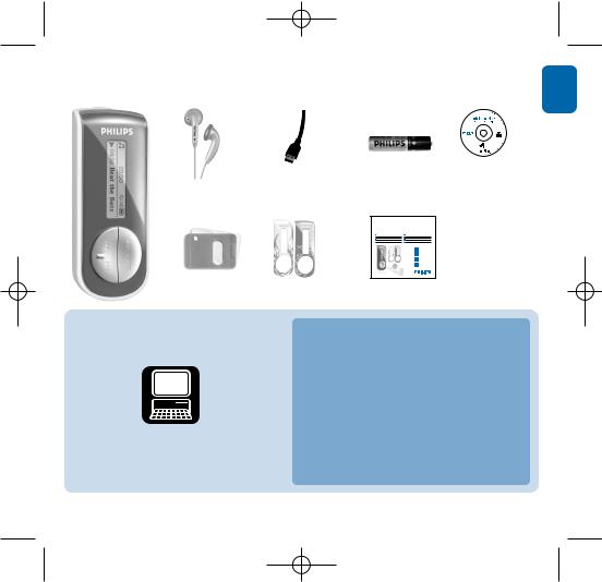 Philips SA4126, SA4127, SA4146, SA4147 Getting Started Guide