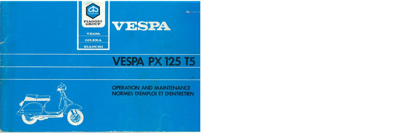 Piaggio VESPA PX 125 T5 User Manual