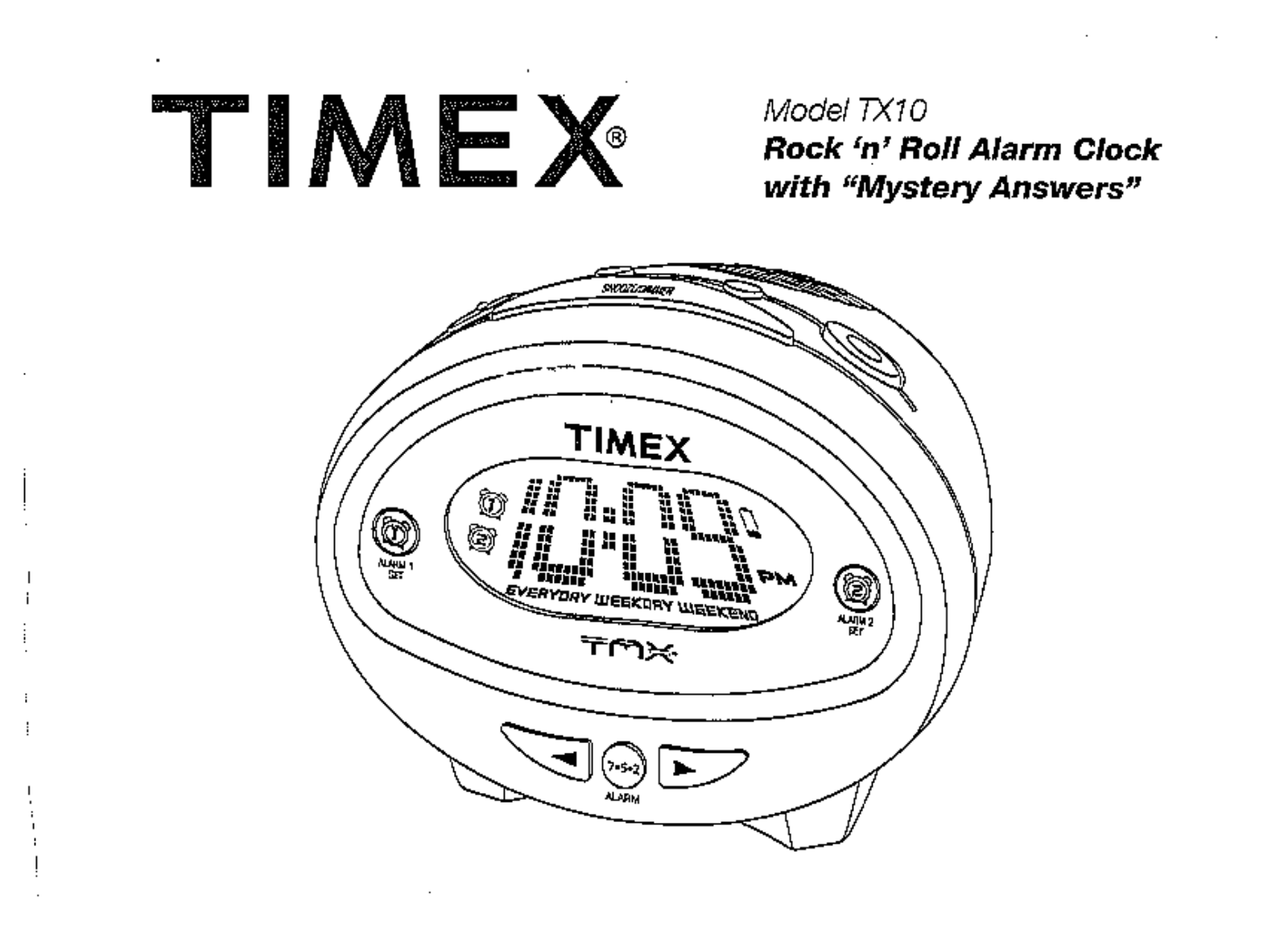 Timex TX10 Owner Manual