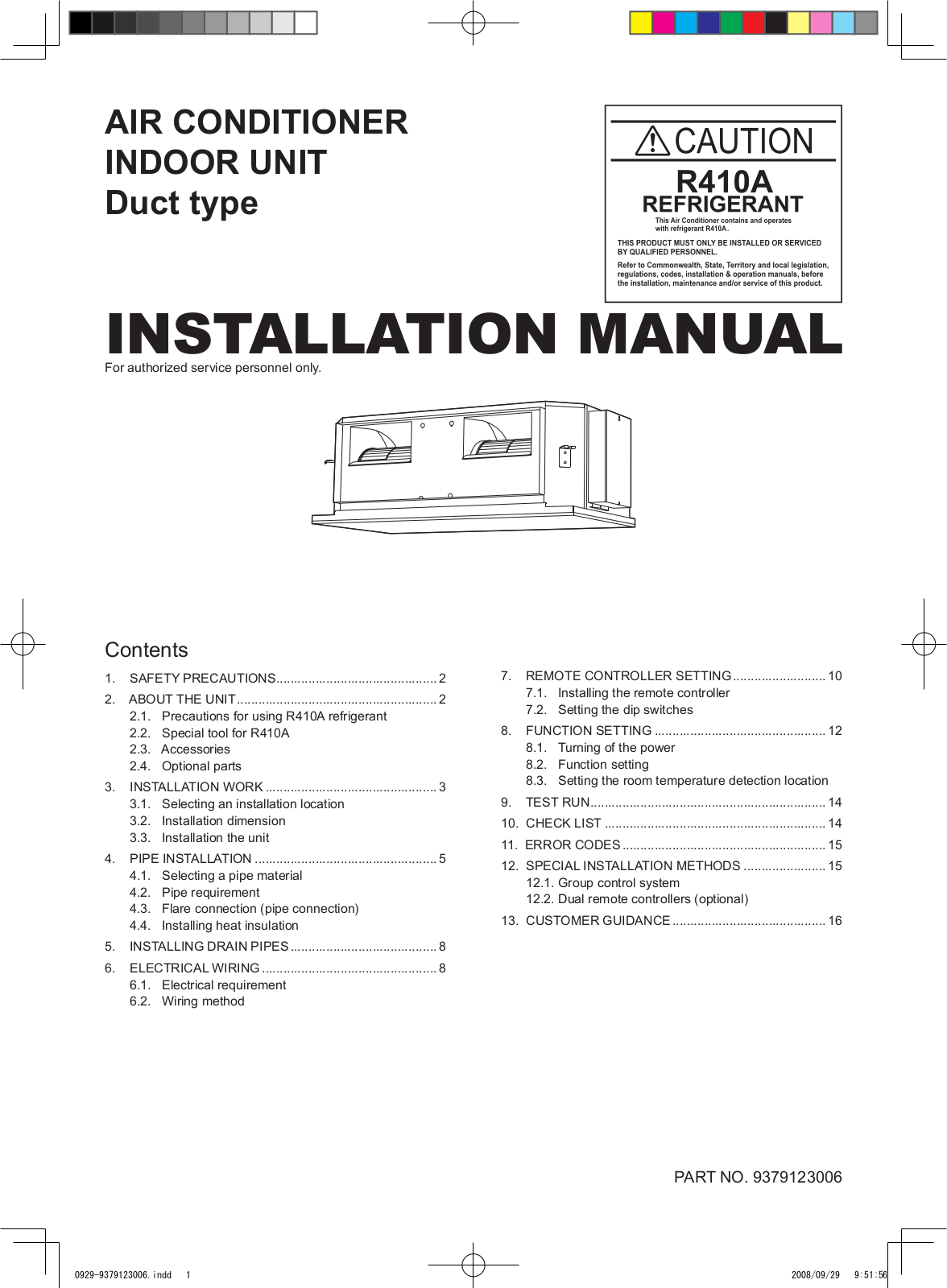 General ARHC45LC, ARHC45LCTU, ARHC54LC, ARHC54LCTU Installation Manual