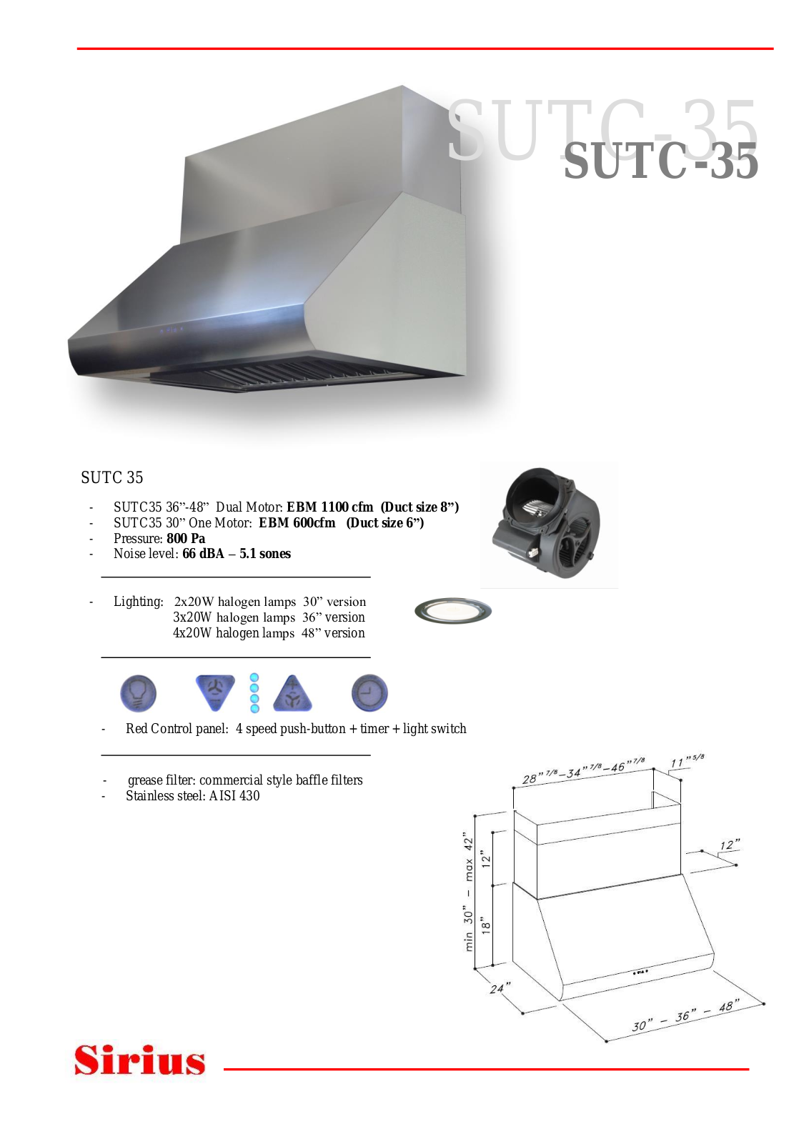 Sirius SUTC3548 Data Sheet