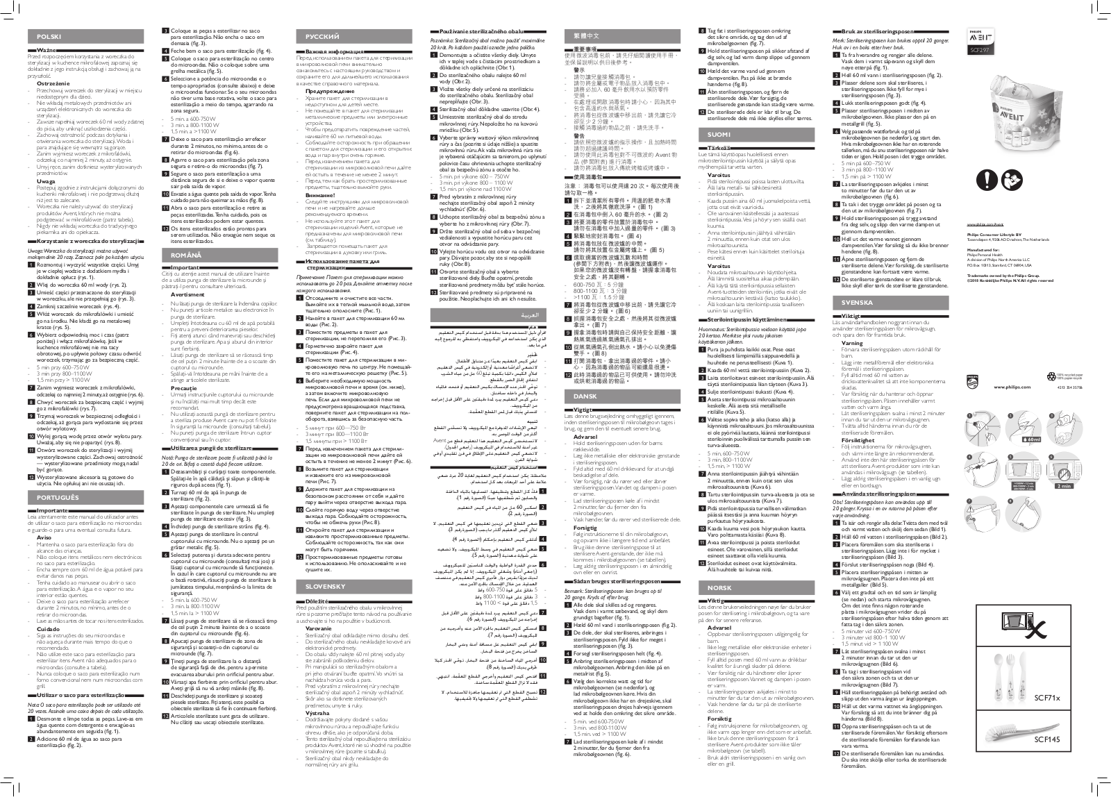 Philips SCF297/05 User manual