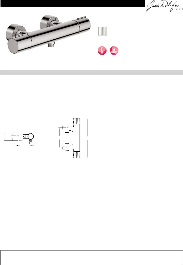 Jacob Delafon TOOBI E8991-CP Datasheet