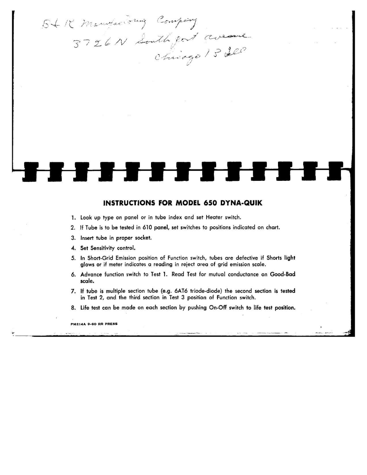 B&K 650 User Manual - ManualMachine.com