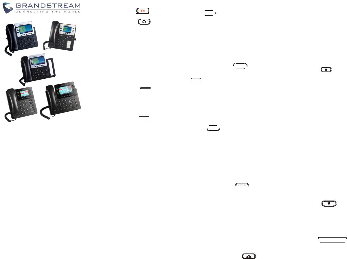 Grandstream GXP2130, GXP2140, GXP2135, GXP2170 User guide