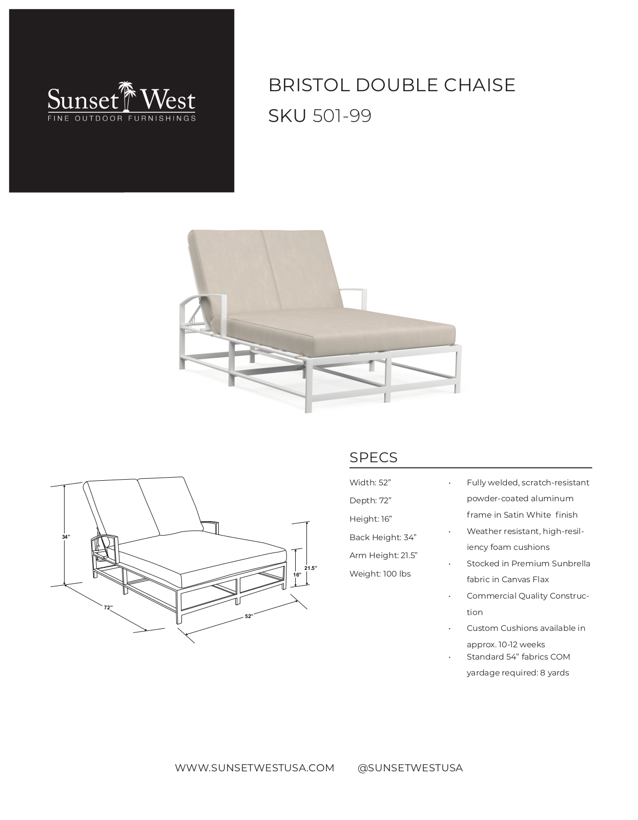Sunset West XSW10243 Specifications - ManualMachine.com