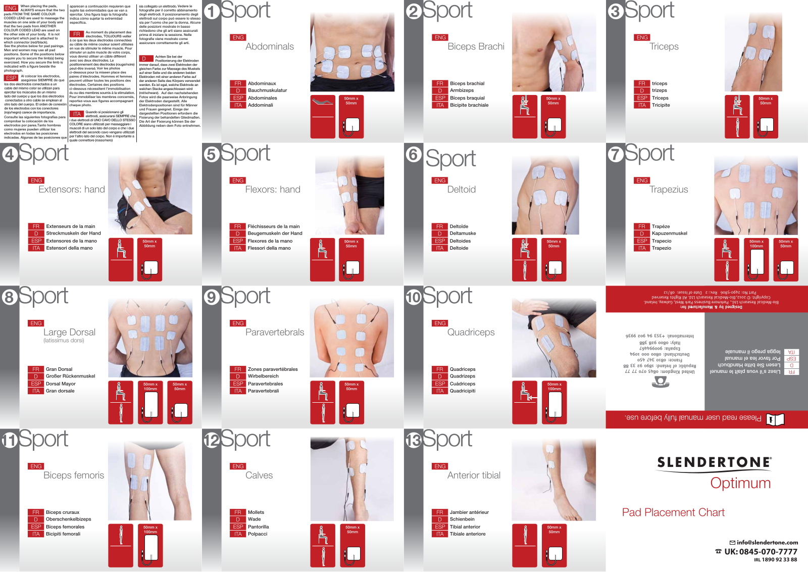 Slendertone Optimum User Manual