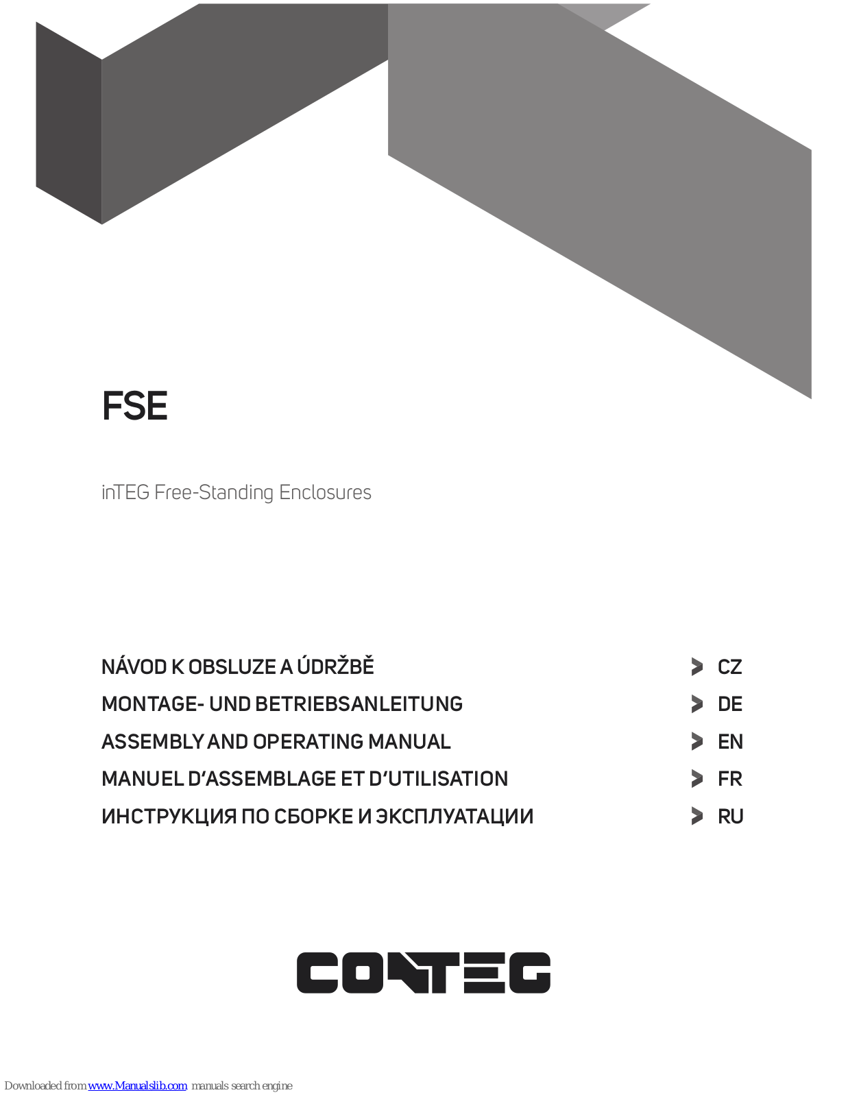 Conteg FSE Assembly And Operation Manual