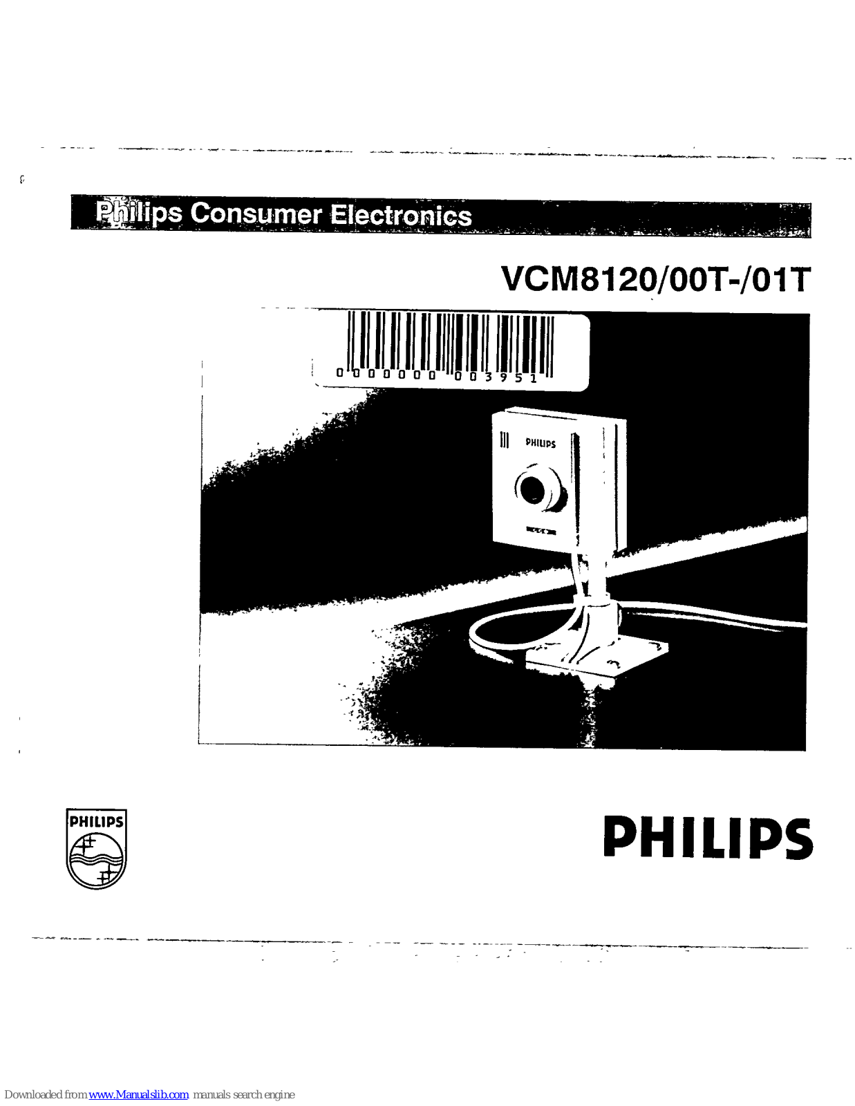 Philips VCM8120/01T, VCM8120 User Manual