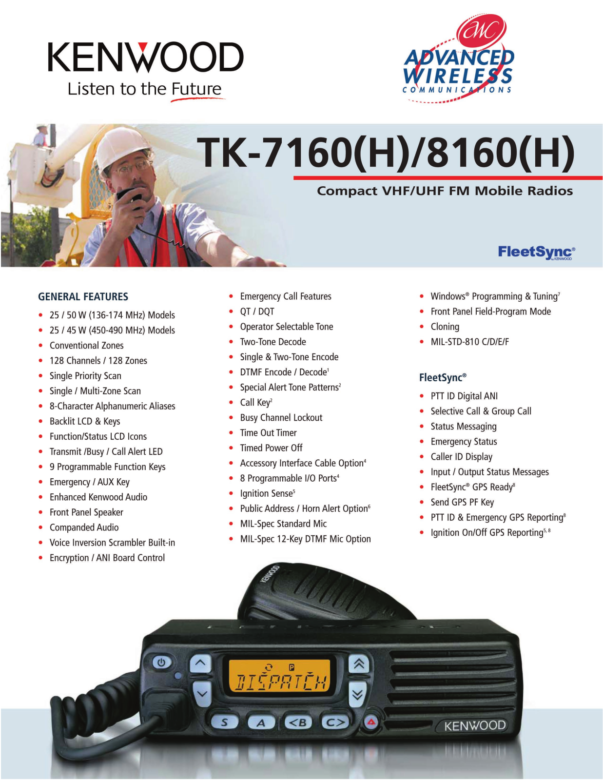 Advanced Wireless Solutions TK-7160H, TK-8160H User Manual