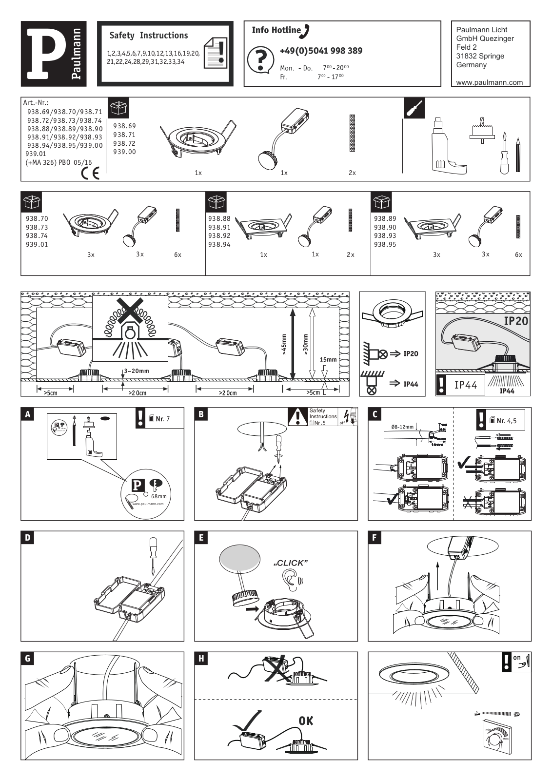 PAULMANN PLM 93869 Instructions - ManualMachine.com