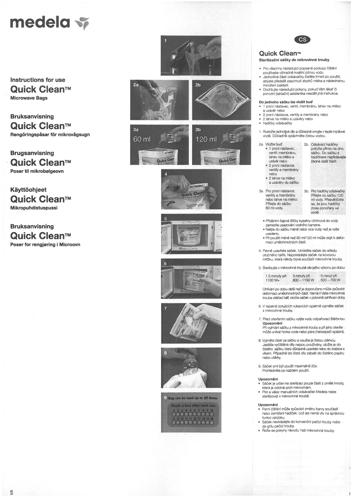 Medela Quick Clean User Manual