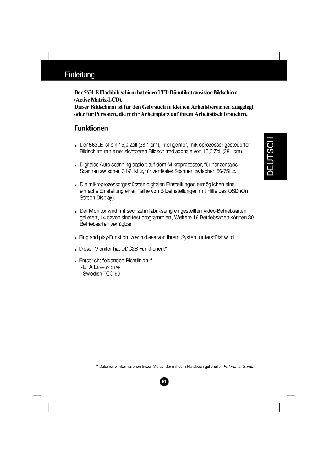 Lg FLATRON LCD 563LE Instructions manual