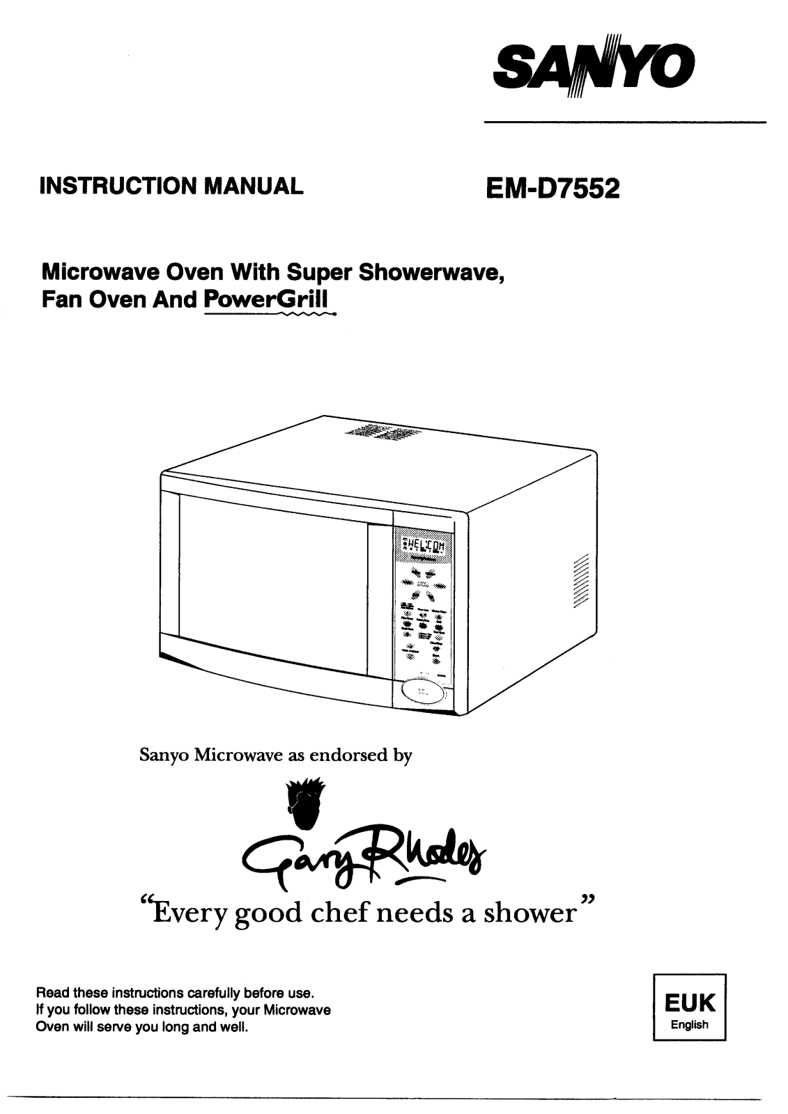 Sanyo EM-D7552 Instruction Manual