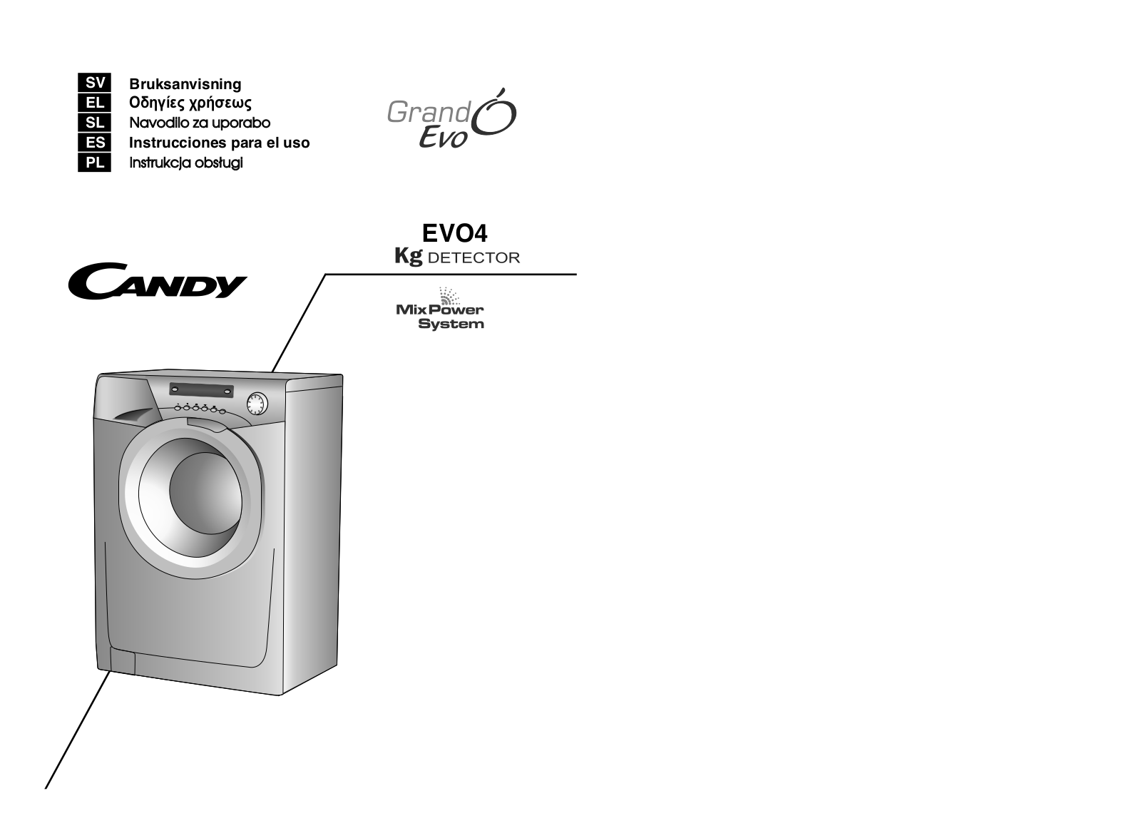 Candy EVO4 1273DW User Manual