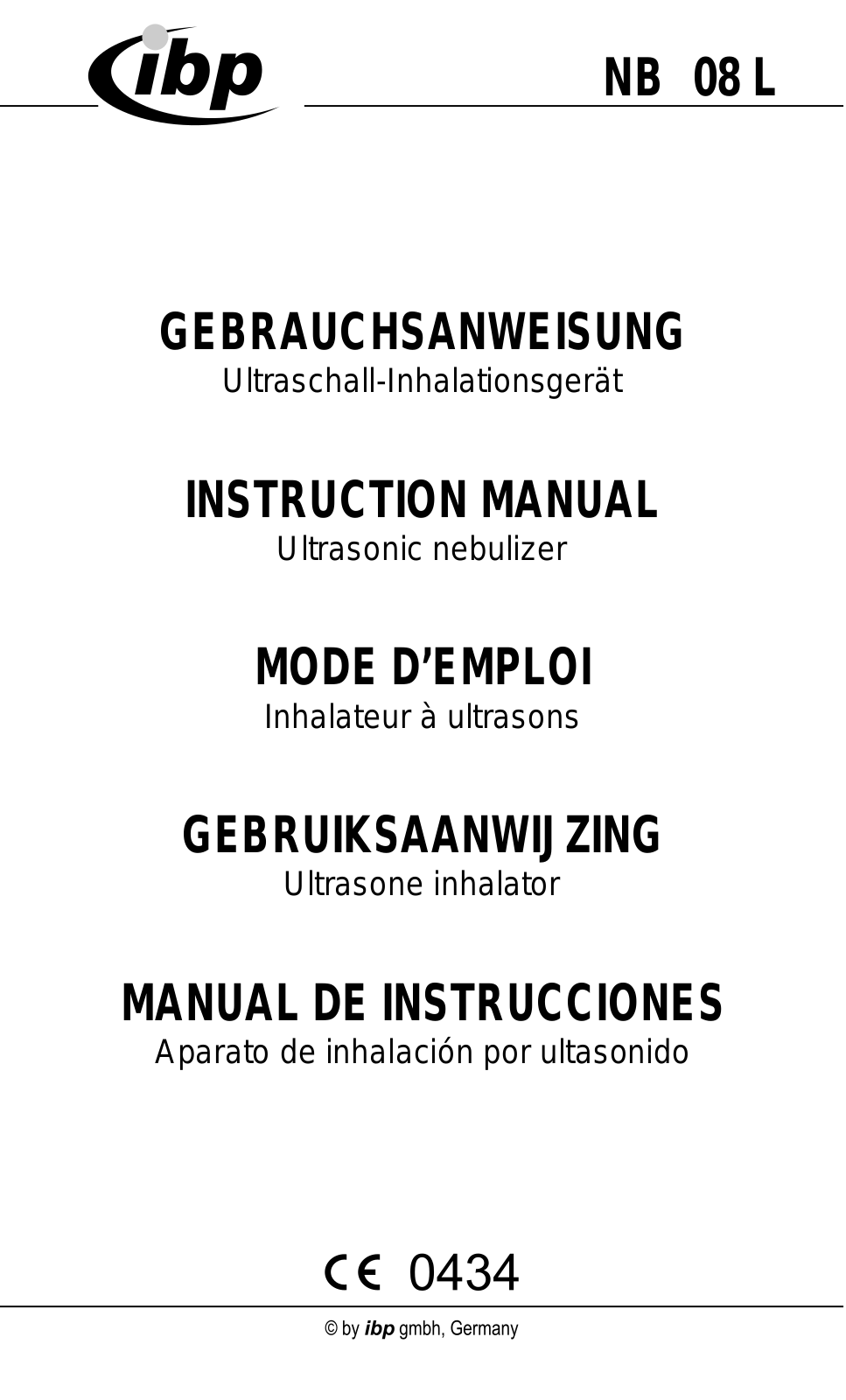 Ibp NB 08 L User Manual