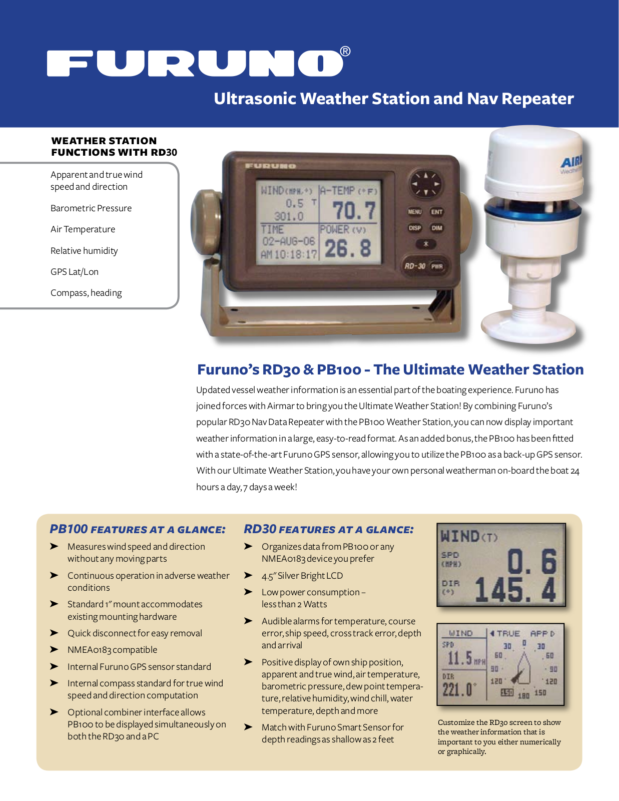 Furuno PB100 User Manual