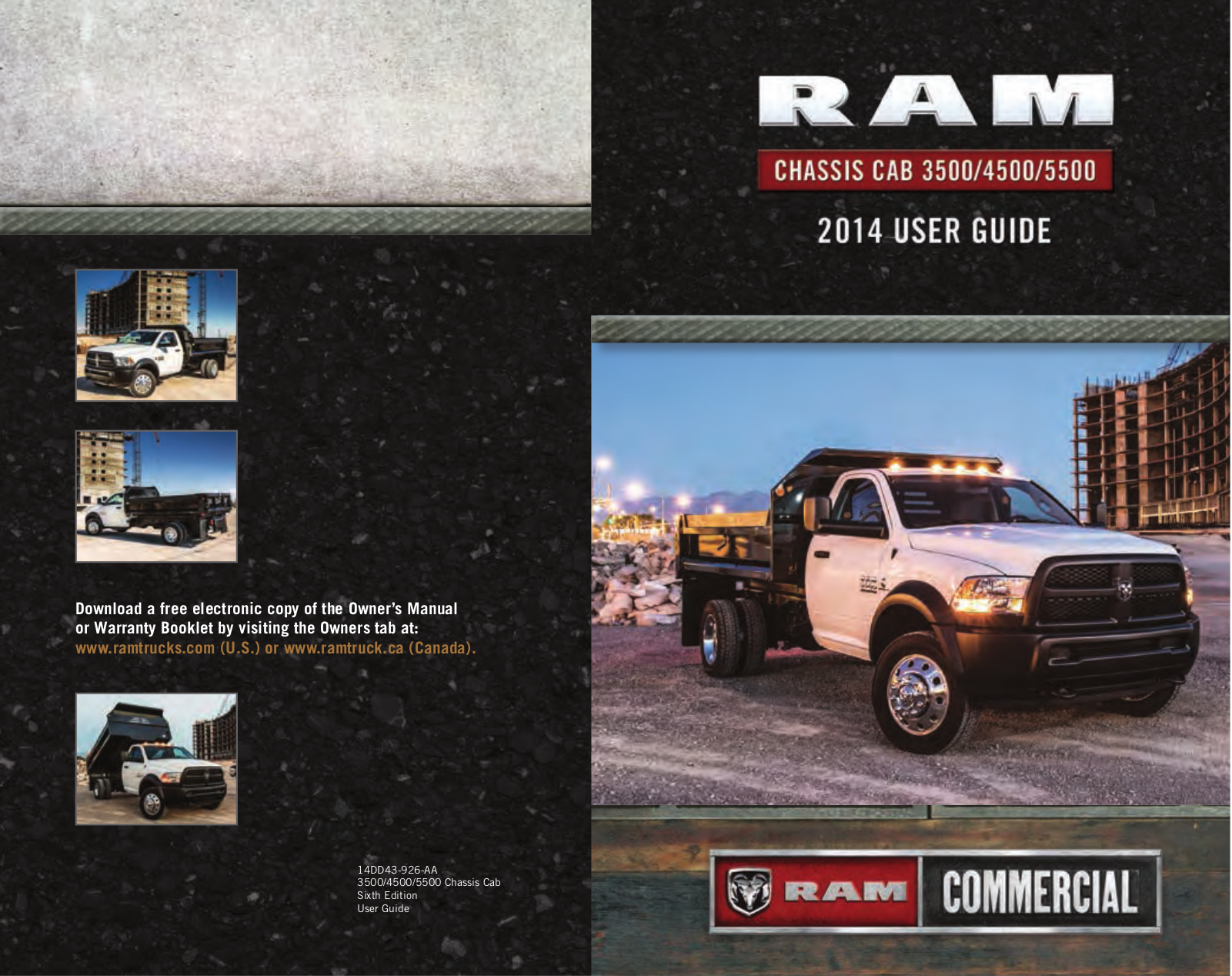 Ram Trucks 2014 Chassis Cab Commercial User Manual