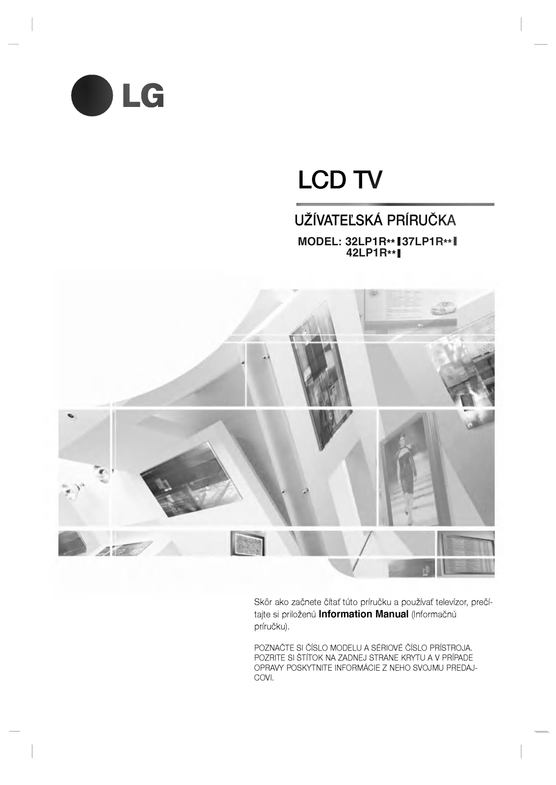 LG 37LP1R User manual