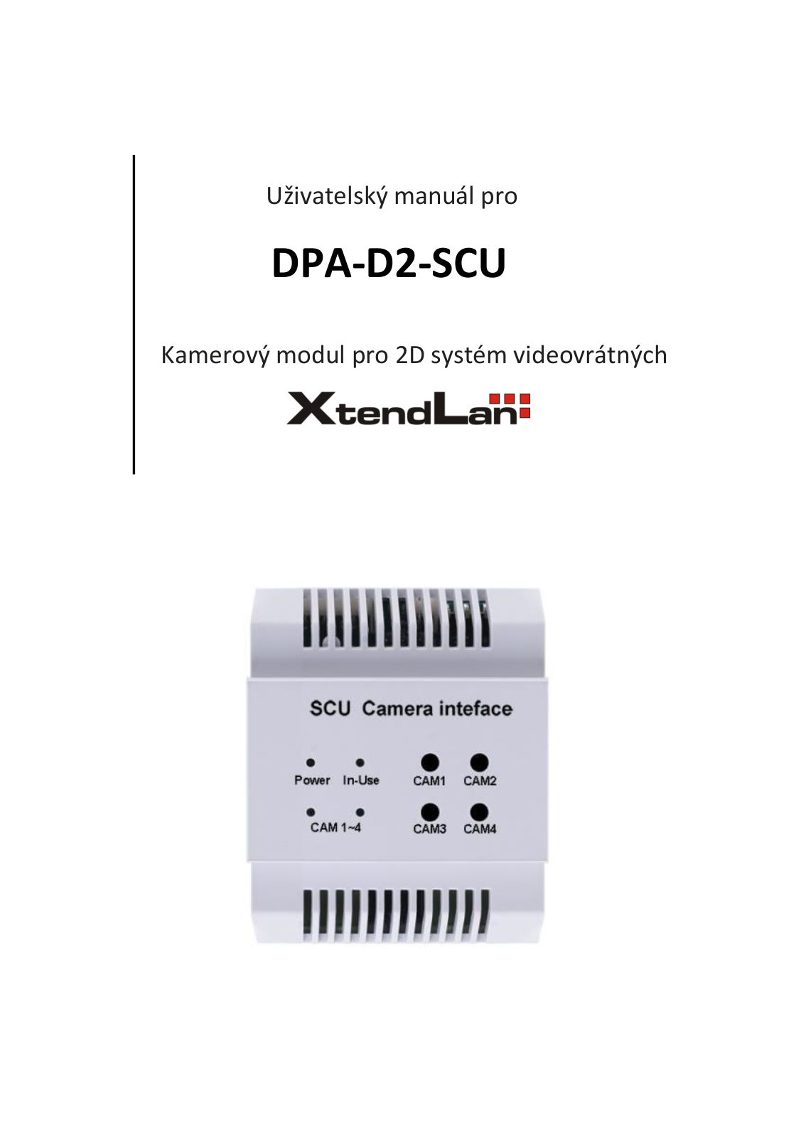 XtendLan DPA-D2-SCU User Manual - ManualMachine.com