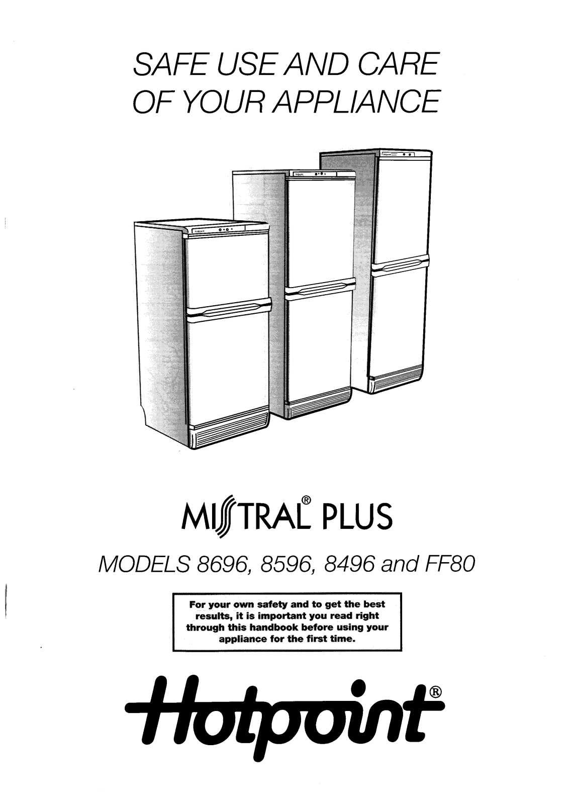 Hotpoint-Ariston HB8496 User Manual