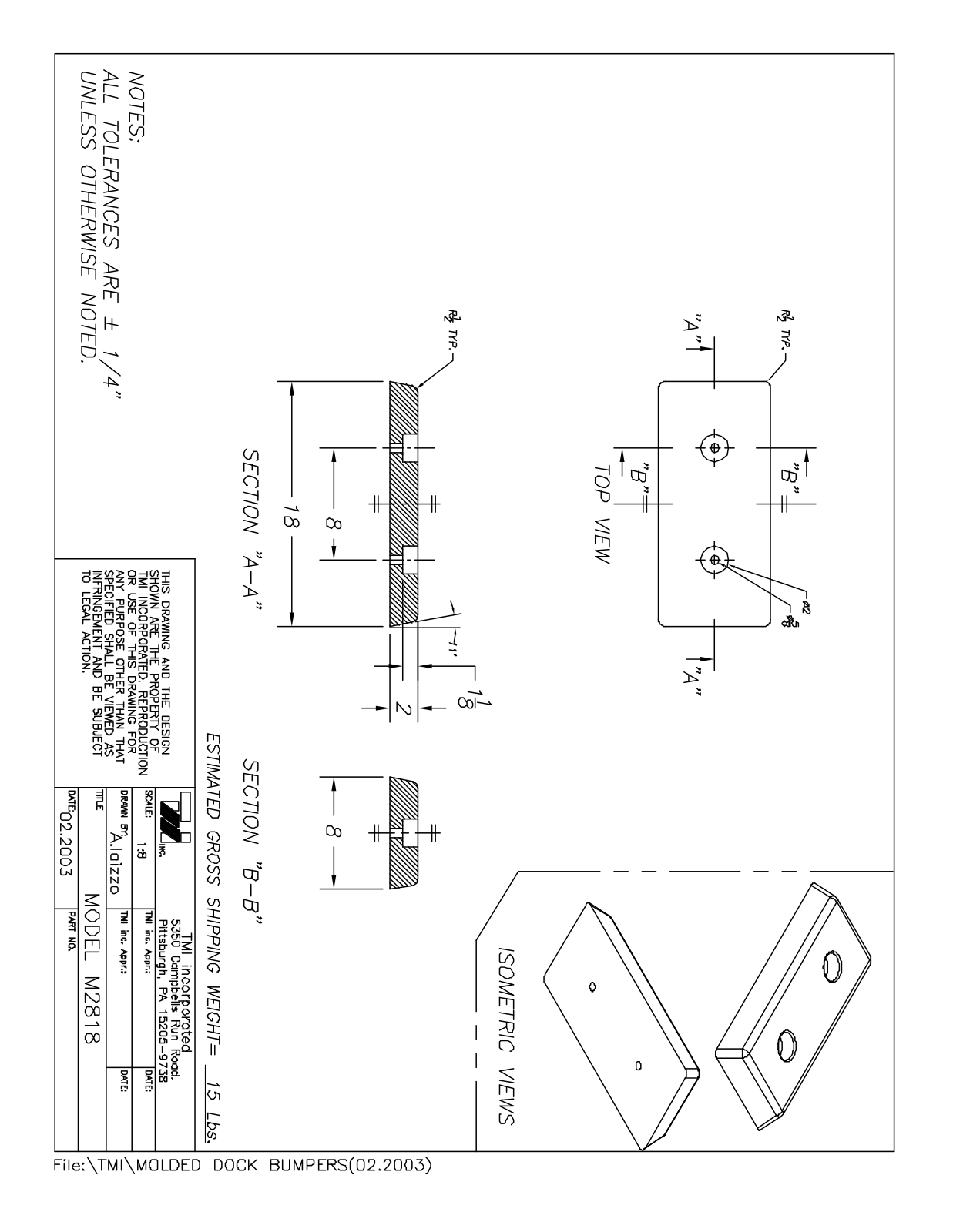 Tmi M2818 User Manual