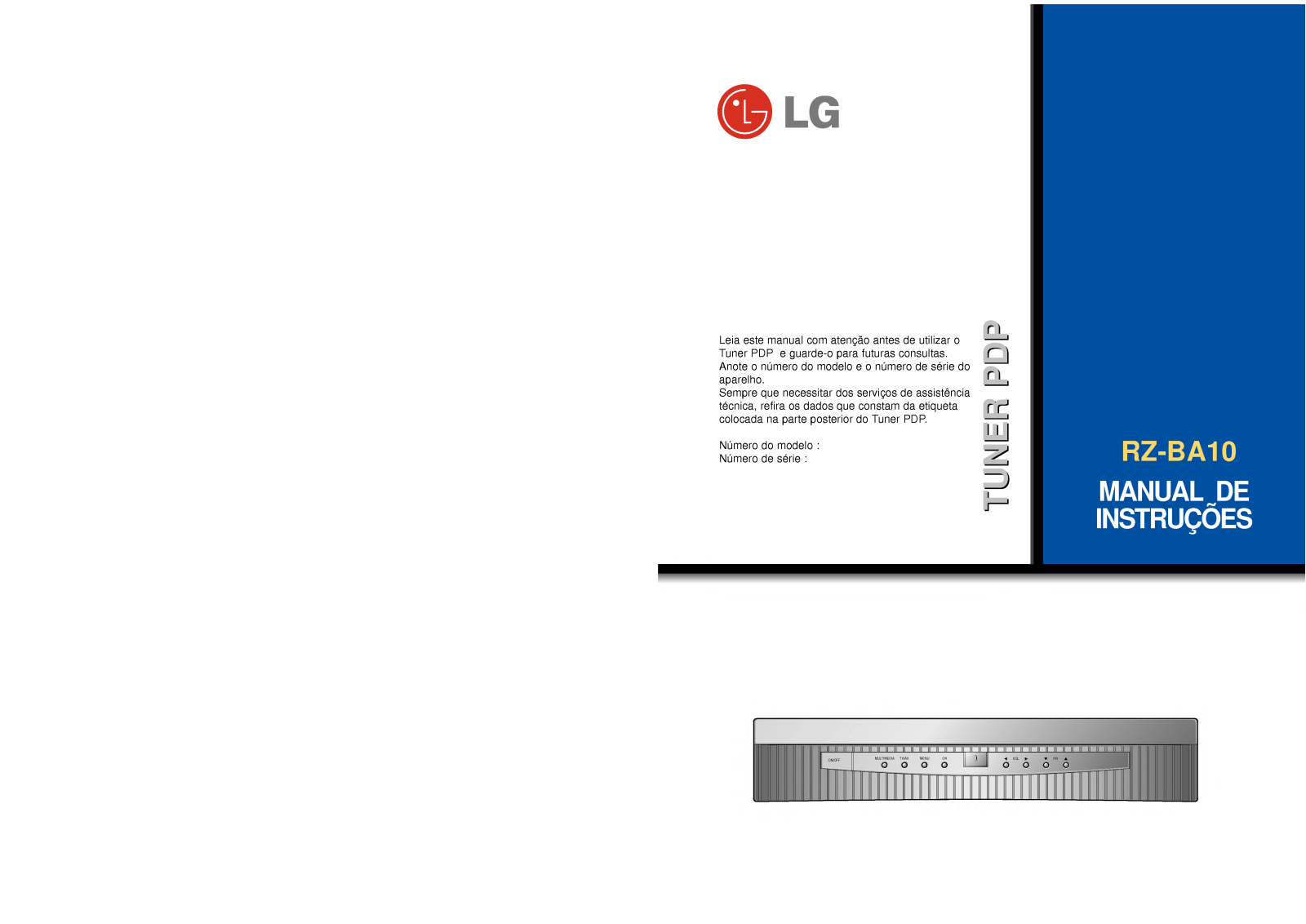 Lg RZ-BA10 User Manual