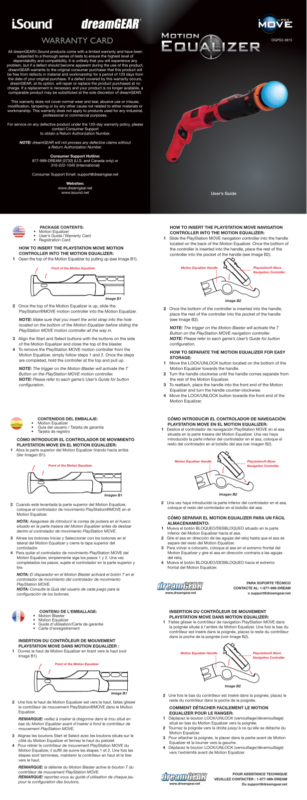 DREAMGEAR DGPS3-3815 User Manual