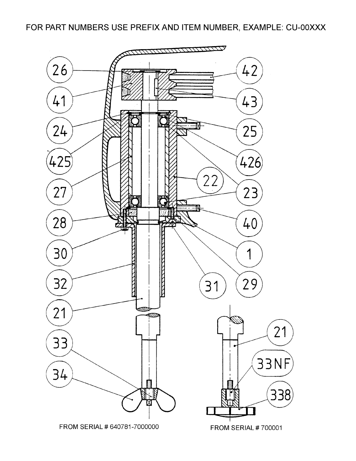 Berkel CU-00XXX Part Manual