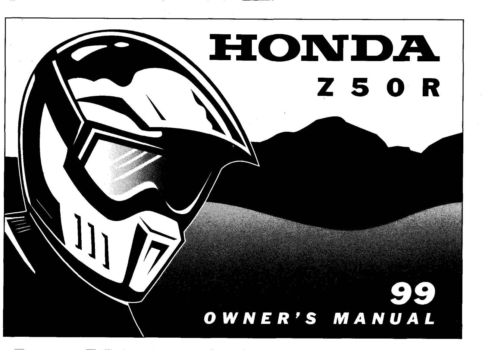 Honda Z50R 1999 Owner's Manual