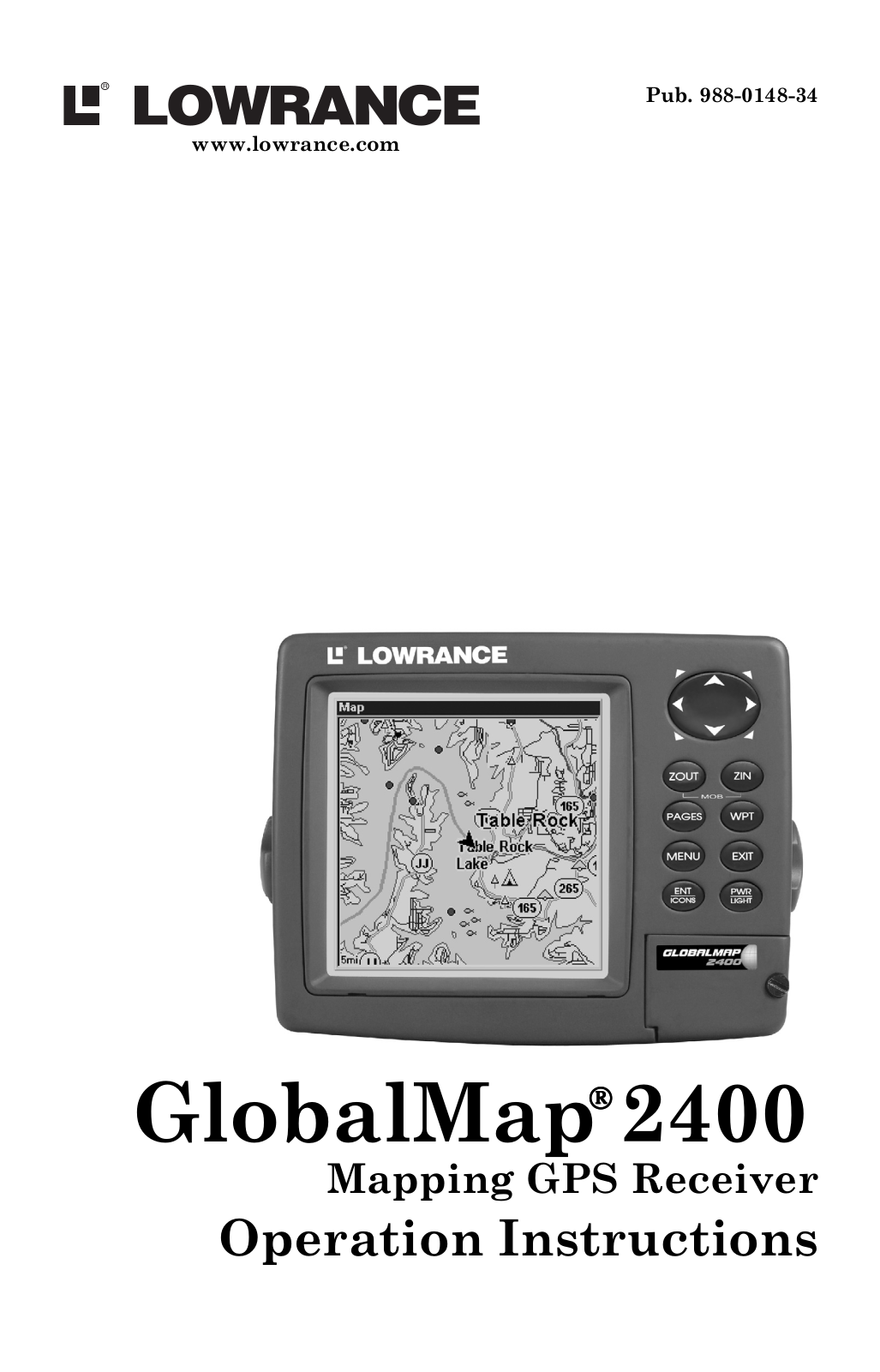 Lowrance electronic 2400 User Manual