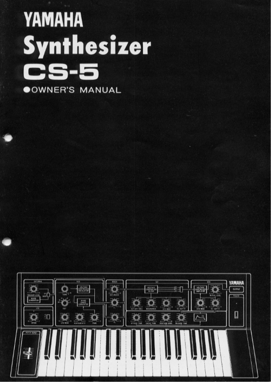 Yamaha CS5E, CS5 User Manual