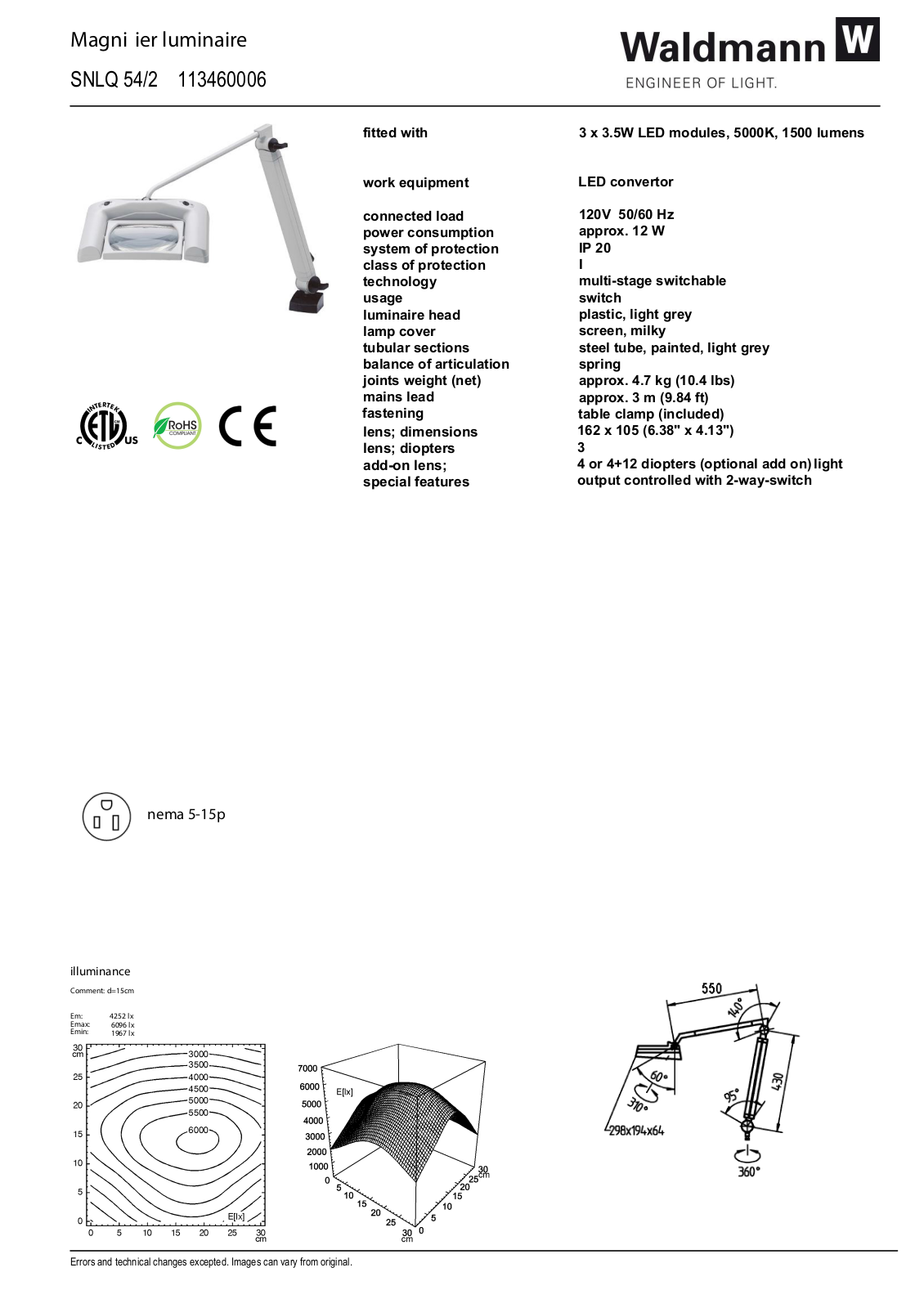 Waldmann 113460006 Information guide - ManualMachine.com