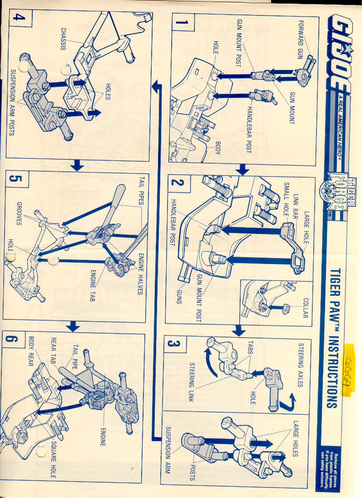 HASBRO GIJoe TigerPaw User Manual