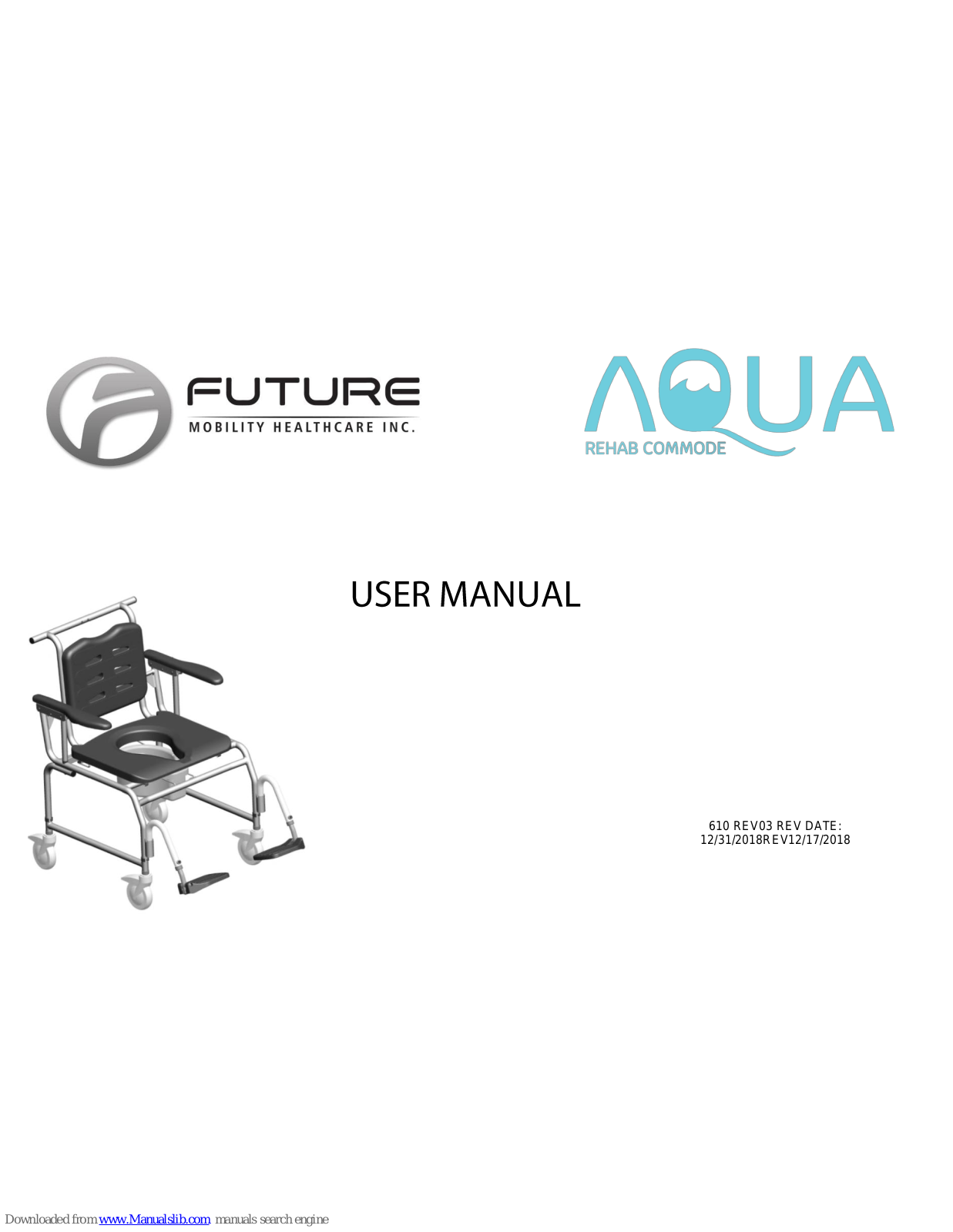 Future Mobility Healthcare Inc. AQUA NT600 User Manual