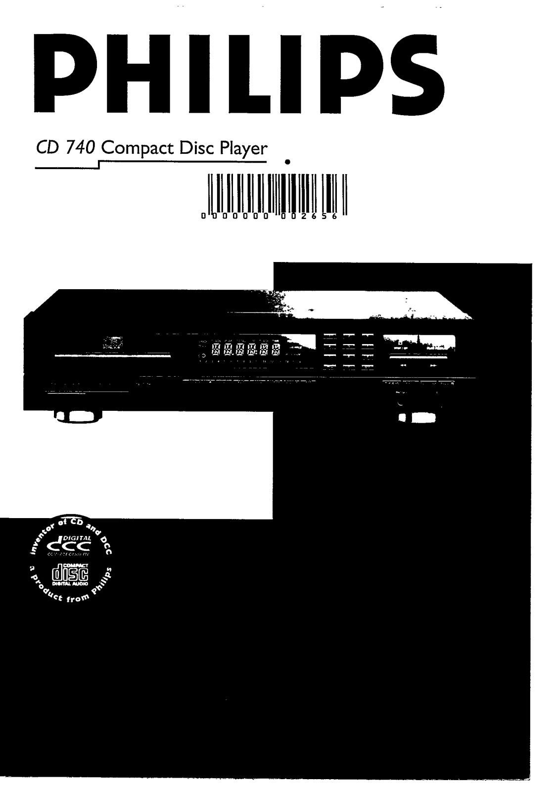 Philips CD740/05B, CD740/00B, CD740 User Manual