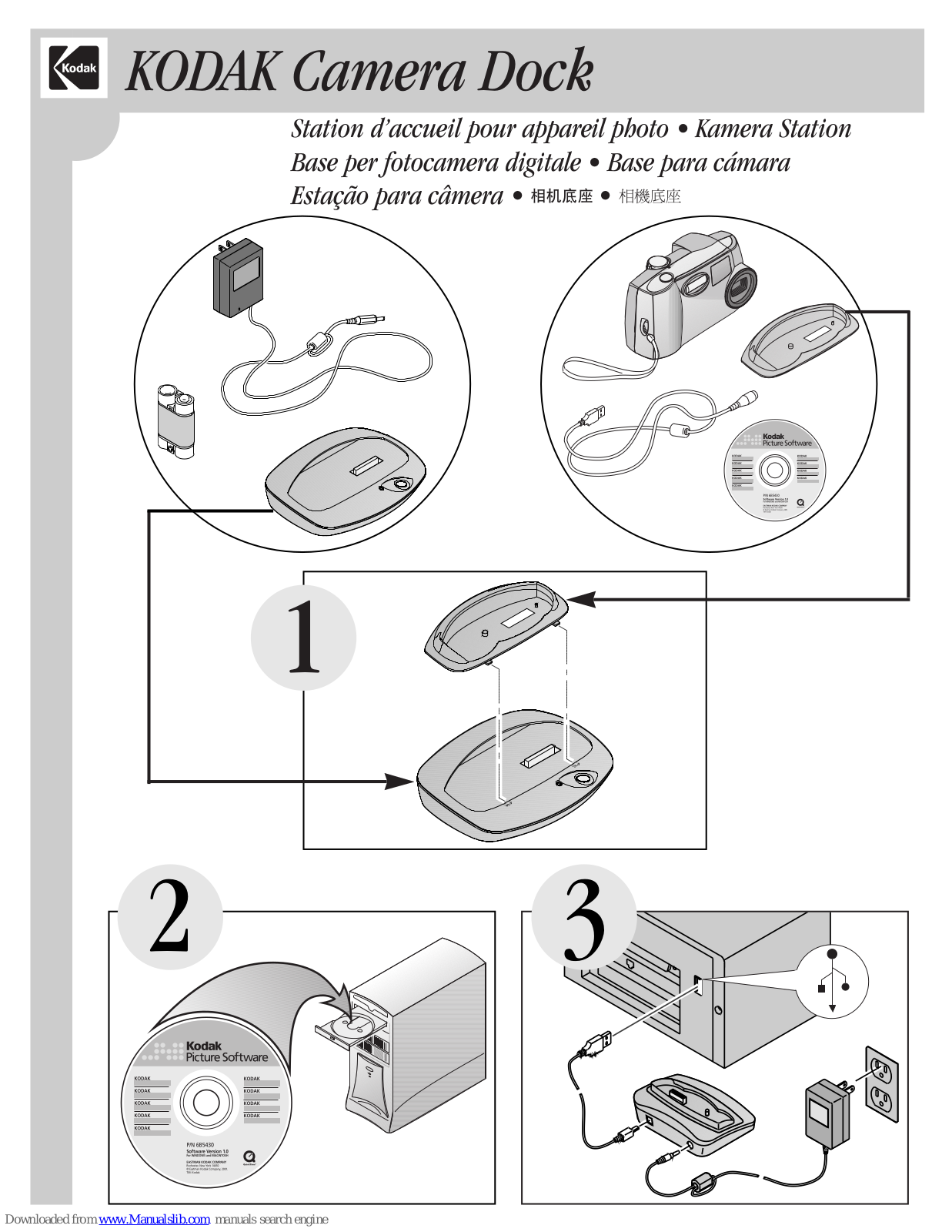 Kodak EASYSHARE Camera Dock Quick Start Manual