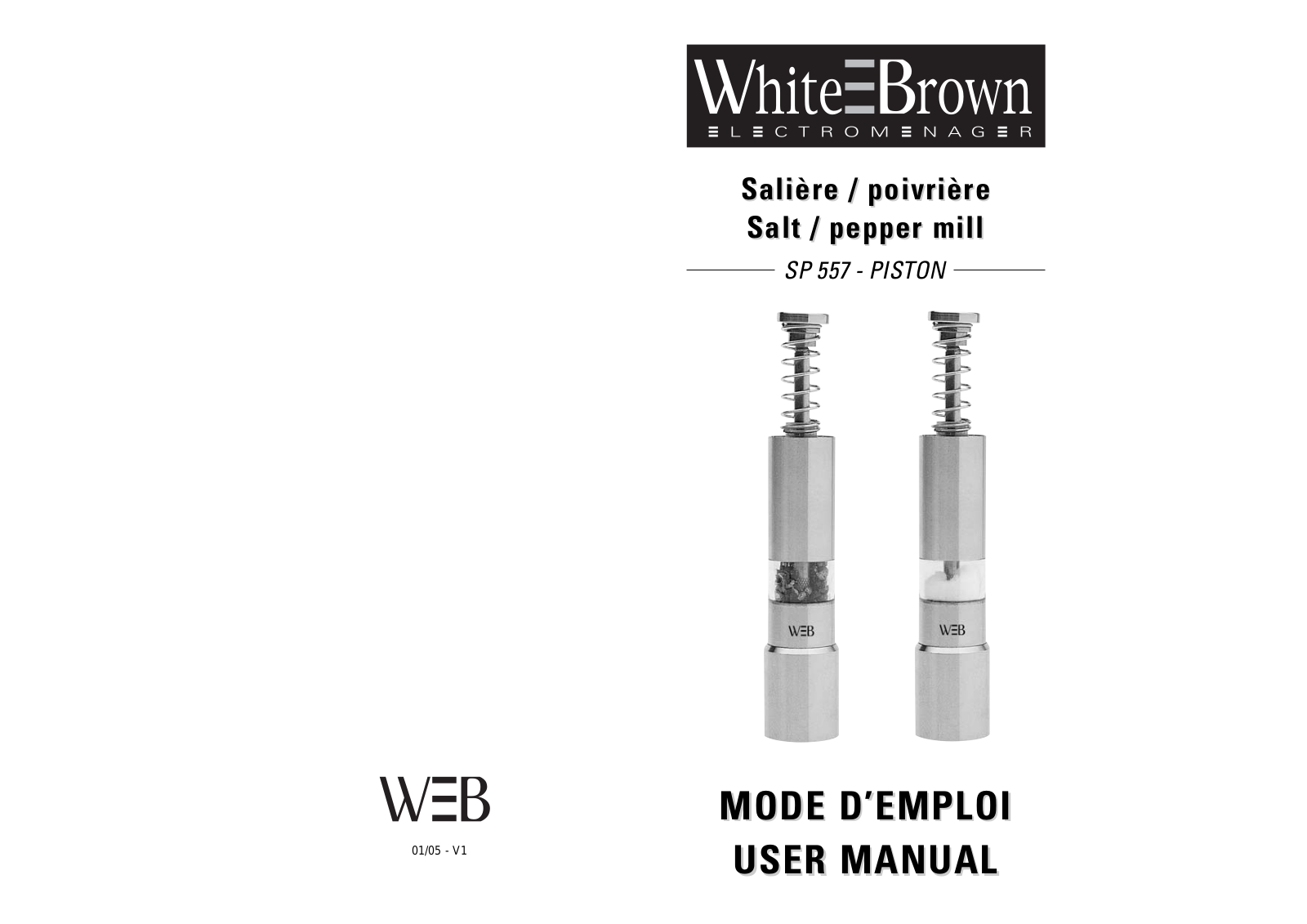 White and Brown SP 571 User's Manual