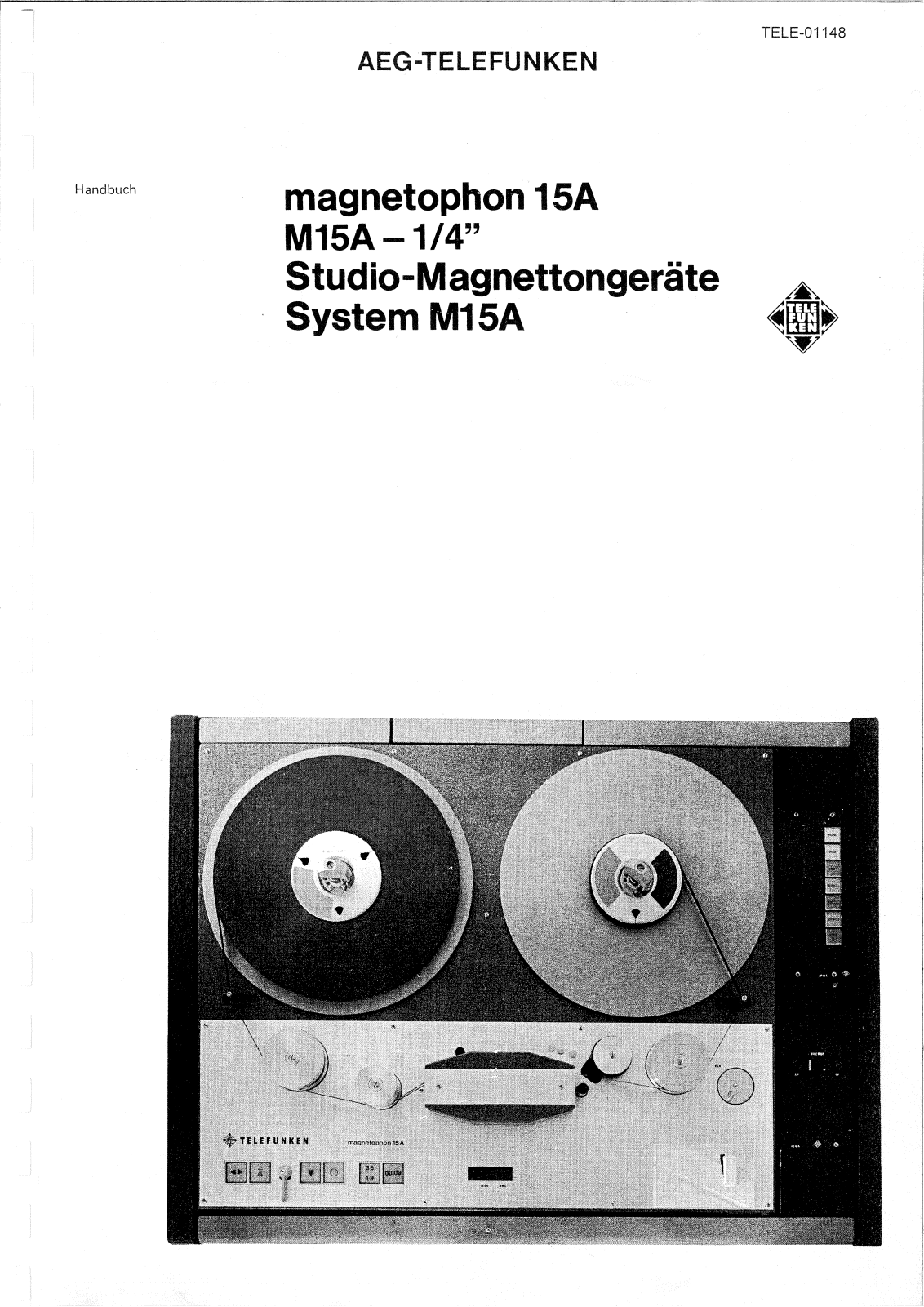 Telefunken M-15-A Owners manual