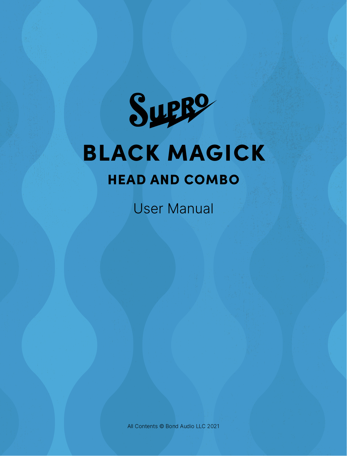 Supro Black Magic 1x12, Black Magic Combo User manual