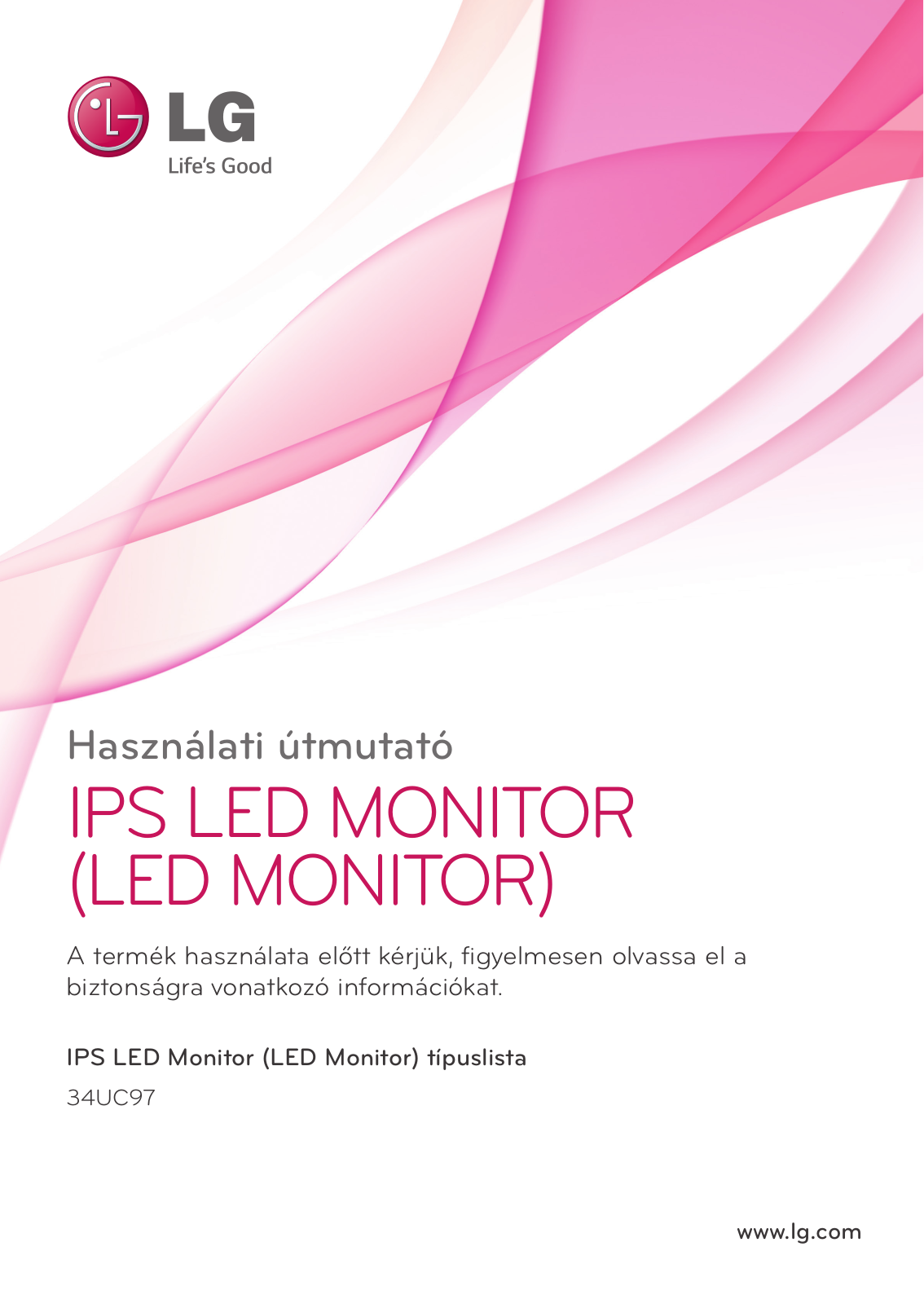 LG 34UC97-S User manual