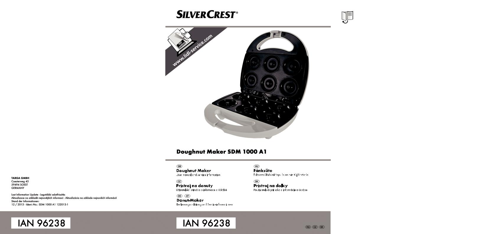 Silvercrest SDM 1000 A1 User Manual