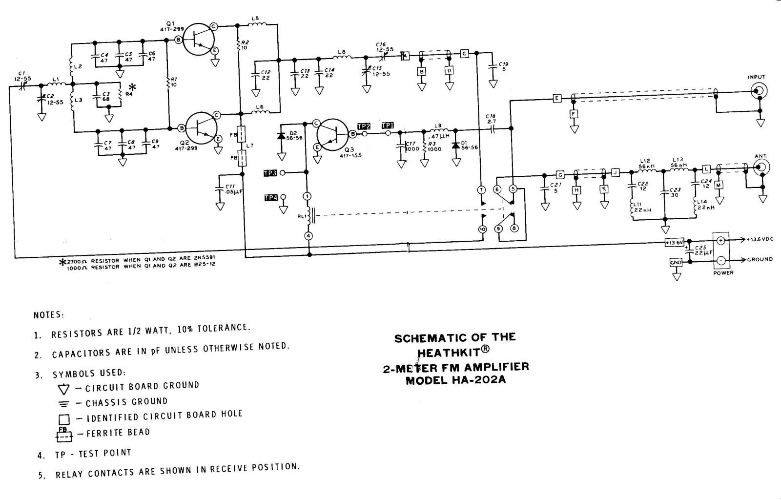 Heath Company HA-202-A Schematic